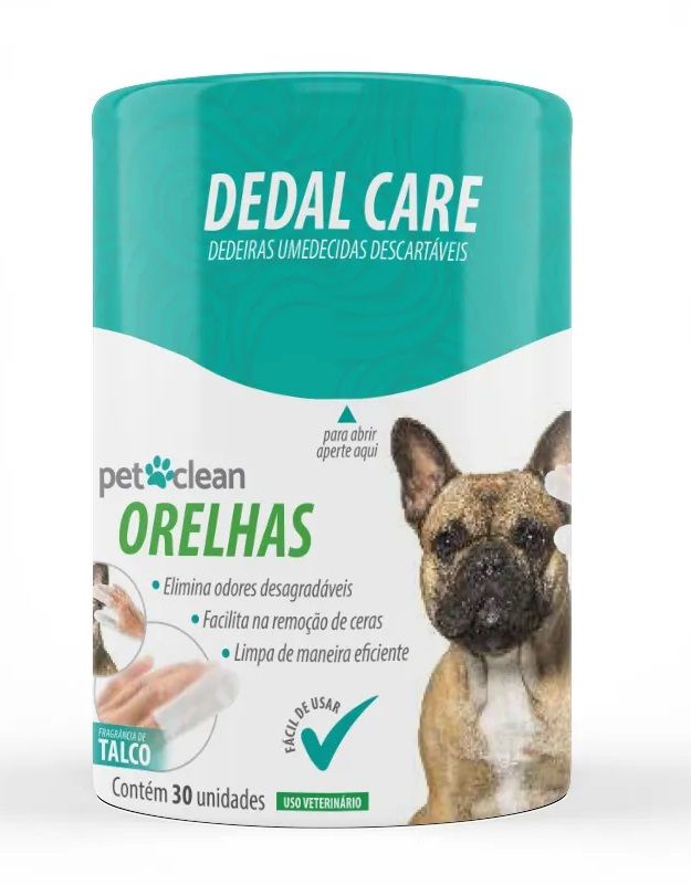 DEDAL CARE ORELHAS 30 UNID PET CLEAN 