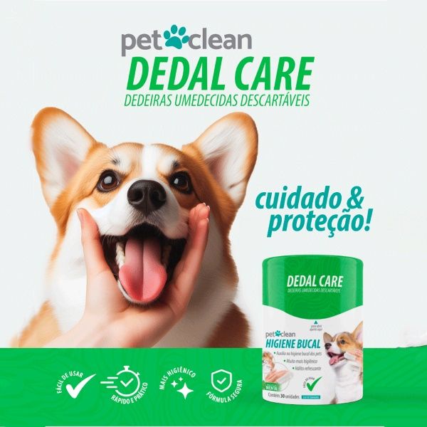 DEDAL CARE BUCAL 30 UNID PET CLEAN 