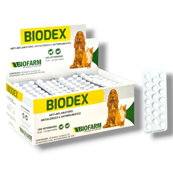 BIODEX CARTELA C/20 COMP BIOFARM